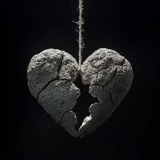 broken-heart-sculpture-stockcake